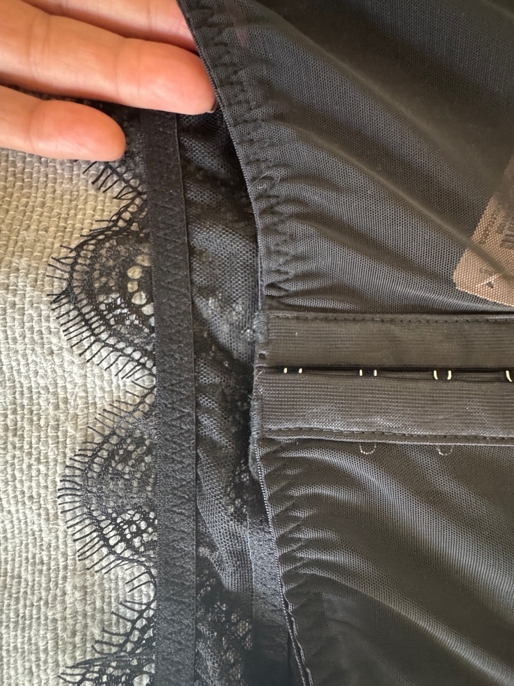 Victoria's Secret Black Lace Sheer Bralette Top - Picture 10 of 15